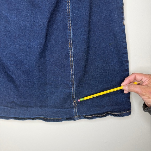 Classic Blue Denim Mini Skirt - Picture 8 of 11